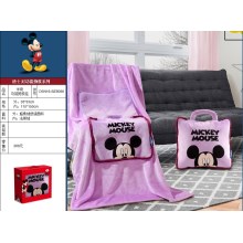 米奇功能抱枕毯