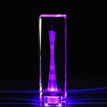 水晶小蛮腰特色纪念礼品刻字