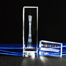 水晶小蛮腰特色纪念礼品刻字