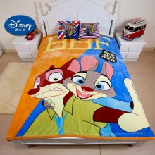 迪士尼`疯狂动物城云毯