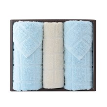 洁丽雅毛巾礼盒 面巾2条 方巾1条