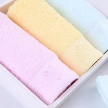 洁丽雅纯棉毛巾 3条礼盒装