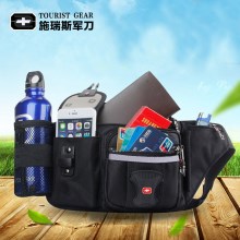 工厂腰包定制 牛津布时尚休闲男包贴身腰包 防水单肩包SA8012